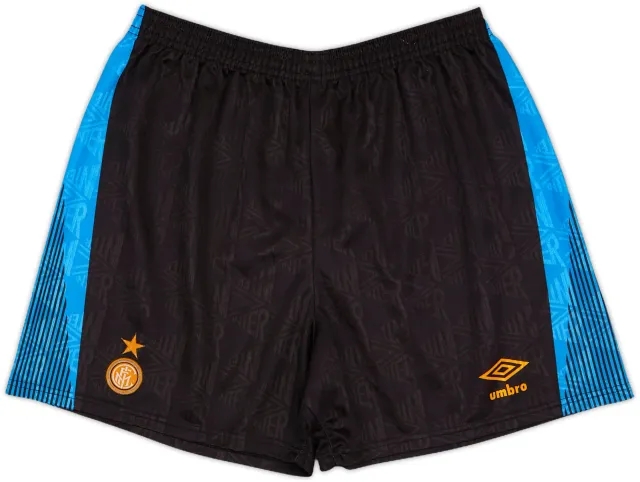 1991-93 Inter Milan Home Shorts - 9/10 - (M)