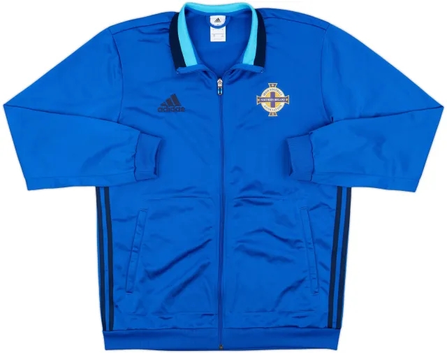 2016-17 Northern Ireland adidas Track Jacket - 8/10 - (L)