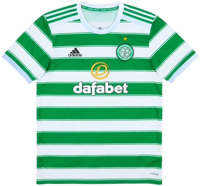 adidas Celtic Mens SS Home Shirt 2021/22