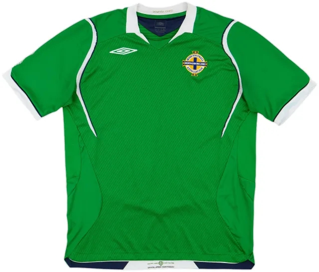 Umbro Northern Ireland Mens SS Home Shirt 2008
