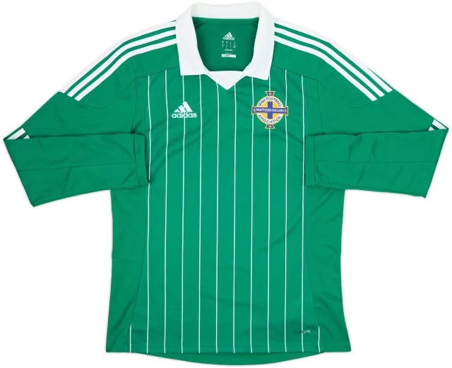 adidas Northern Ireland Mens LS Home Shirt 2012