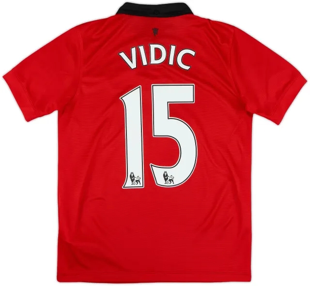 Nike Manchester United Boys SS Home Shirt 2013/14