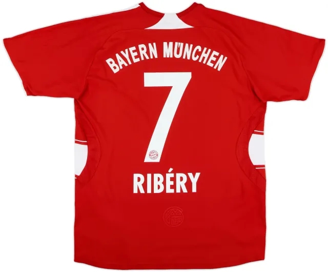 adidas Bayern Munich Boys SS Home Shirt 2008/09