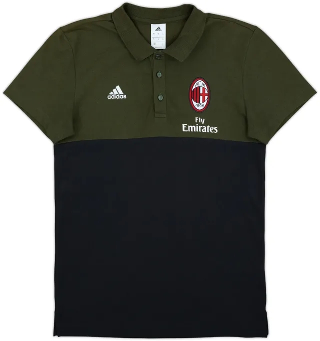 2016-17 AC Milan adidas Polo Shirt - 9/10 - (M)