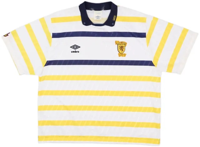 Umbro Scotland Mens SS Away Shirt 1988