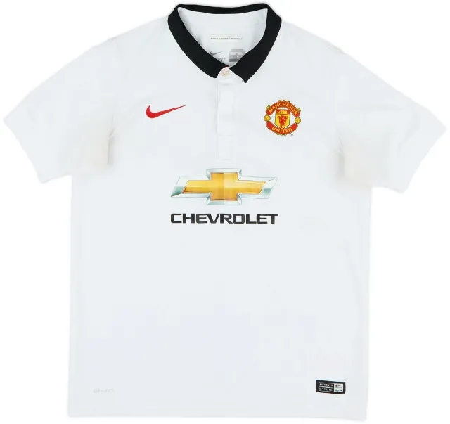 Nike Manchester United Boys SS Away Shirt 2014/15