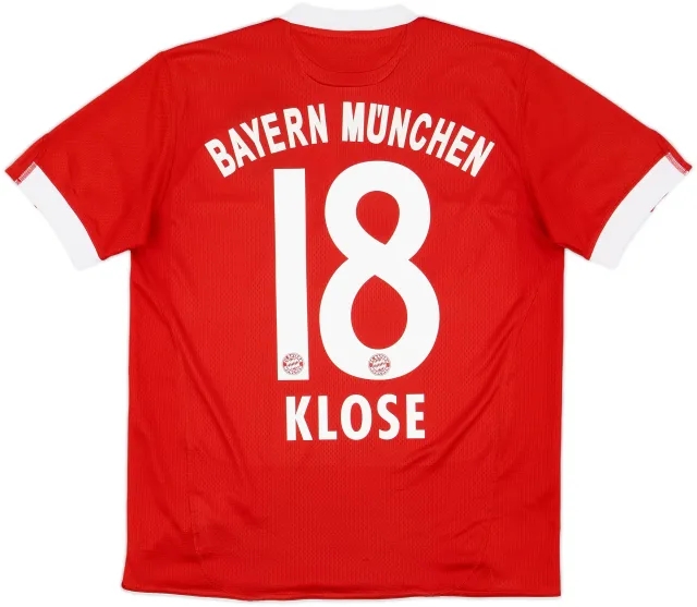 adidas Bayern Munich Boys SS Home Shirt 2009/10