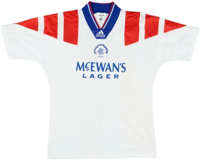 adidas Rangers Mens SS Away Shirt 1992/93