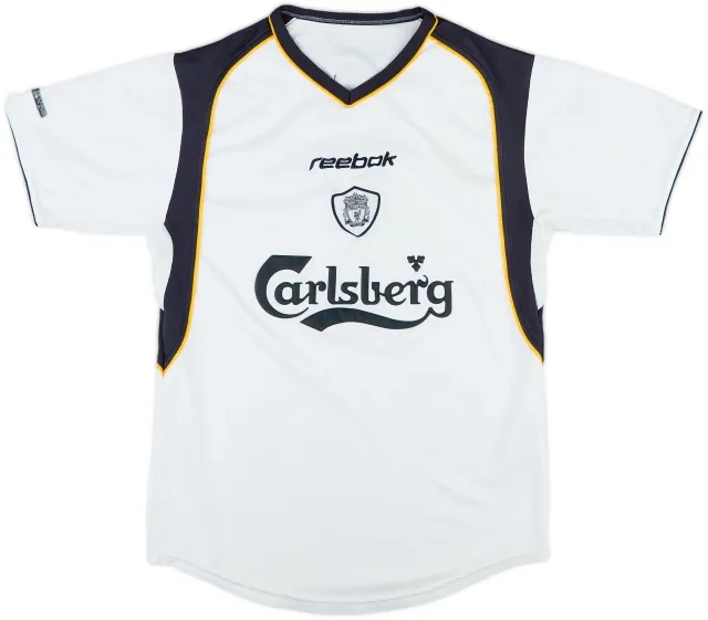 Reebok Liverpool Boys SS Away Shirt 2001/03