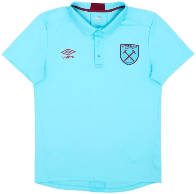 2018-19 West Ham Umbro Polo Shirt - 8/10 - (S)