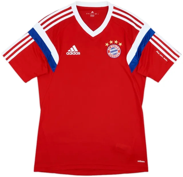 adidas Bayern Munich Mens SS Player Issue Home Shirt 2014/15