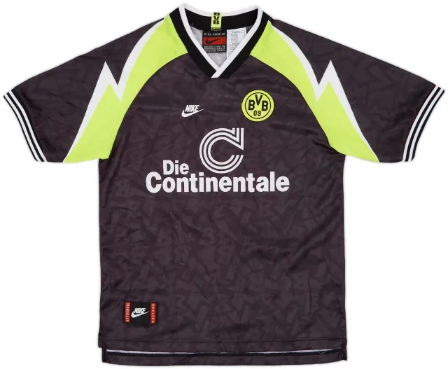 Nike Borussia Dortmund Boys SS Away Shirt 1995/96