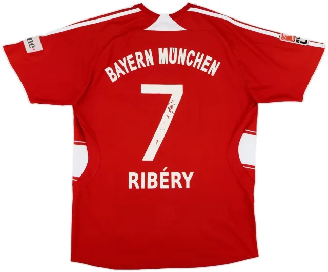 adidas Bayern Munich Boys SS Home Shirt 2007/08