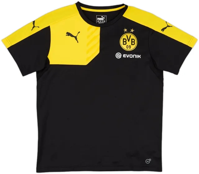 Puma Borussia Dortmund Boys SS Home Shirt 2015/16