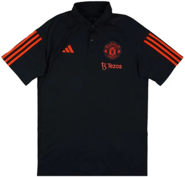 2023-24 Manchester United adidas Polo Shirt - 9/10 - (M)