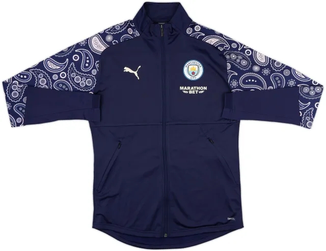 2019-20 Manchester City Puma Track Jacket - 8/10 - (M)
