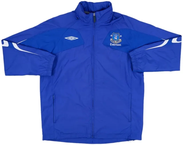 2008-09 Everton Umbro Hooded Rain Jacket - 6/10 - (L)