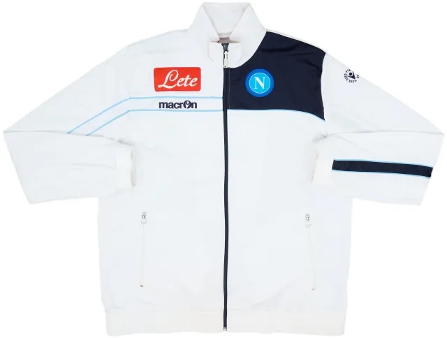 2011-12 Napoli Macron Track Jacket - 7/10 - (XL)