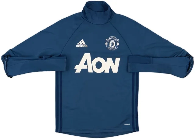 2015-16 Manchester United adidas Sweat Top - 9/10 - (XS)