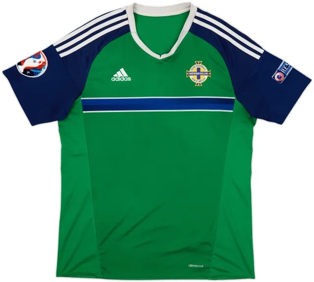 Umbro Northern Ireland Mens SS Home Shirt 2016