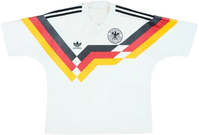 adidas Germany Mens SS Home Shirt 1988