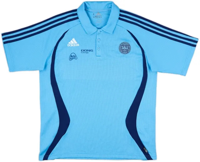 2005-06 Denmark adidas Polo Shirt - 7/10 - (L/XL)