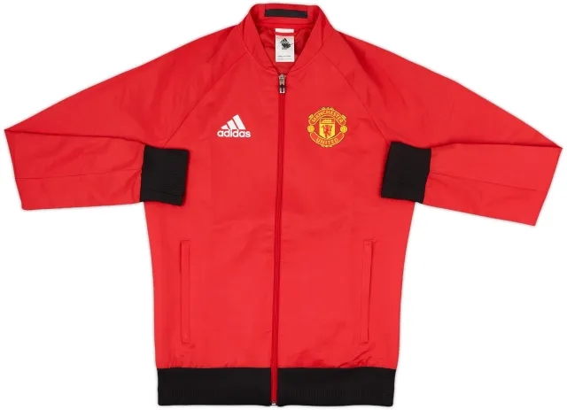 2015-16 Manchester United adidas Track Jacket - 8/10 - (XS)
