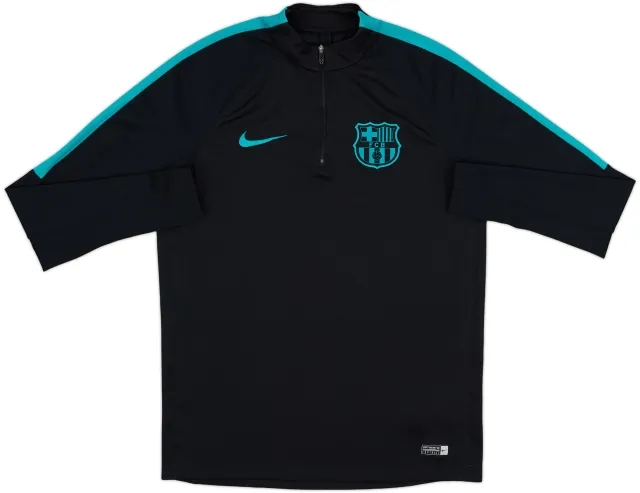 2016-17 Barcelona Nike 1/4 Zip Training Top - 8/10 - (M)