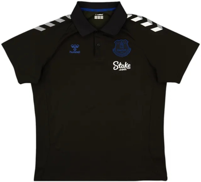 2022-23 Everton Hummel Polo Shirt - 9/10 - (XXL)