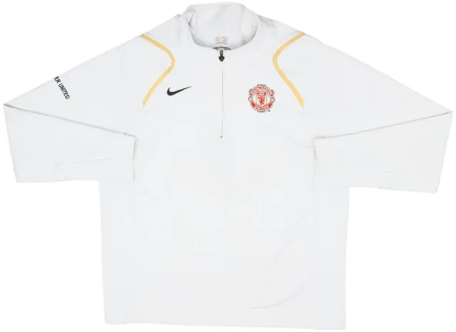 2006-07 Manchester United Nike 1/4 Zip Drill Top - 7/10 - (XL)