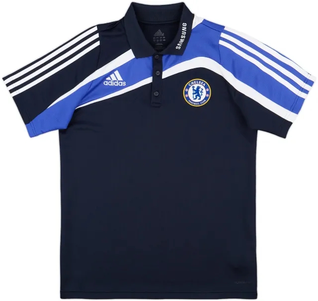 2008-09 Chelsea adidas Polo Shirt - 8/10 - (M)