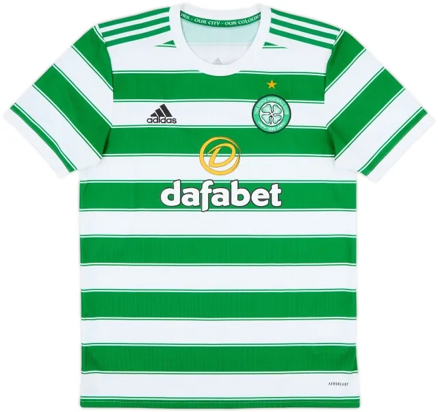 adidas Celtic Mens SS Home Shirt 2021/22