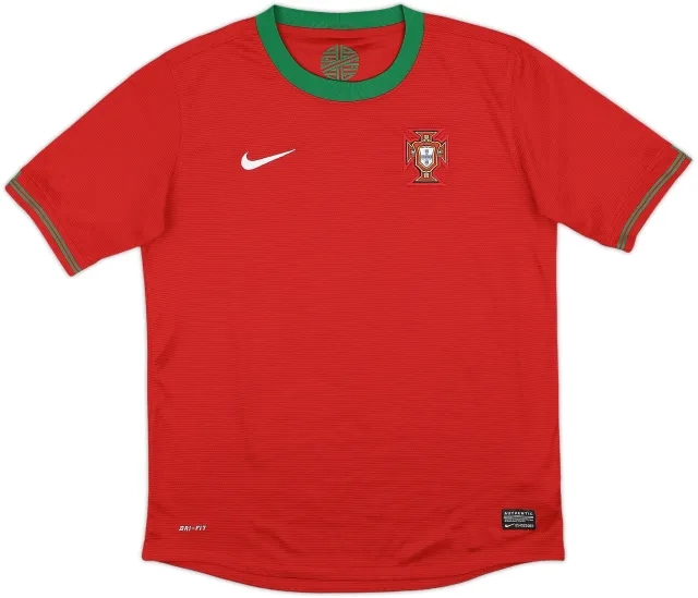 Nike Portugal Boys SS Home Shirt 2012