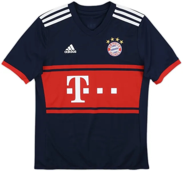 adidas Bayern Munich Boys SS Away Shirt 2017/18
