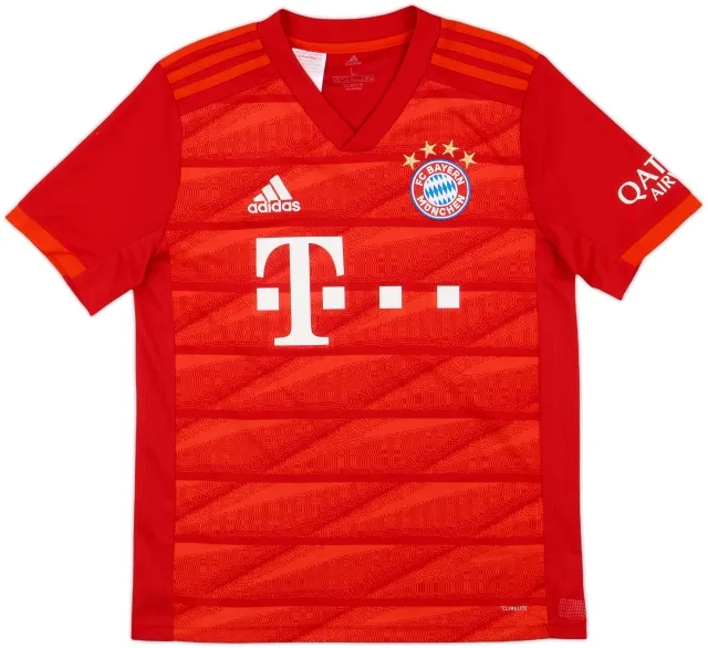 adidas Bayern Munich Boys SS Home Shirt 2019/20