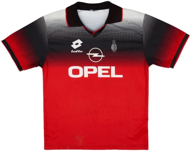 1995-96 AC Milan Lotto Training Shirt - 7/10 - (L)