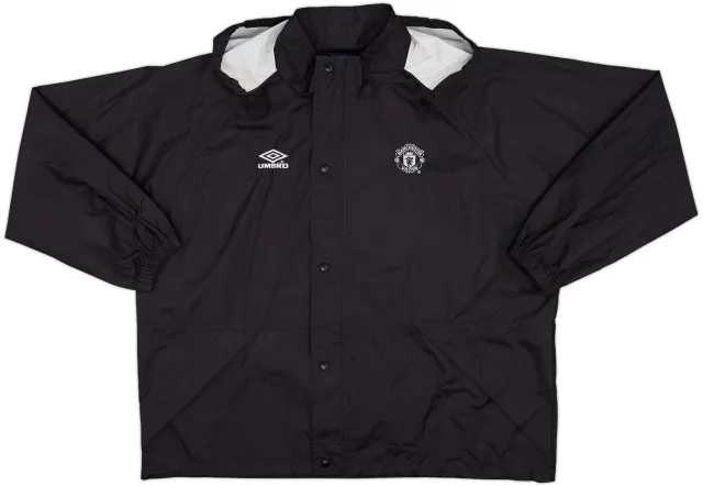 2000-01 Manchester United Umbro Hooded Rain Jacket - 8/10 - (XXL)