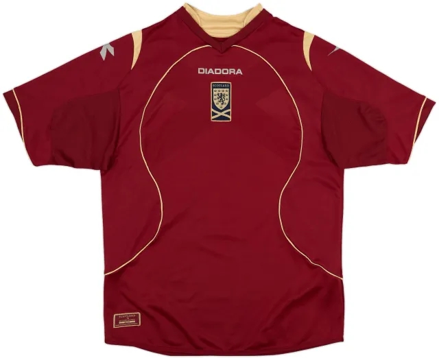 Diadora Scotland Mens SS Third Shirt 2007