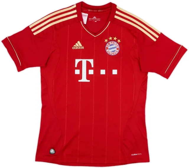 adidas Bayern Munich Boys SS Home Shirt 2012/13