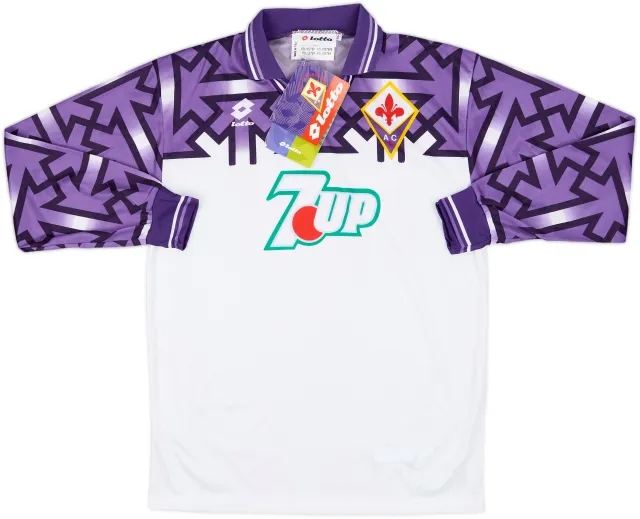 Lotto Fiorentina Mens LS Away Shirt 1992/93