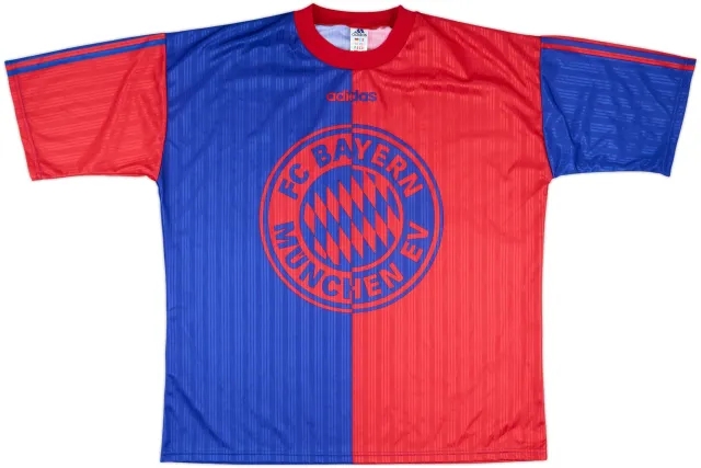 adidas Bayern Munich Mens SS Home Shirt 1995/96