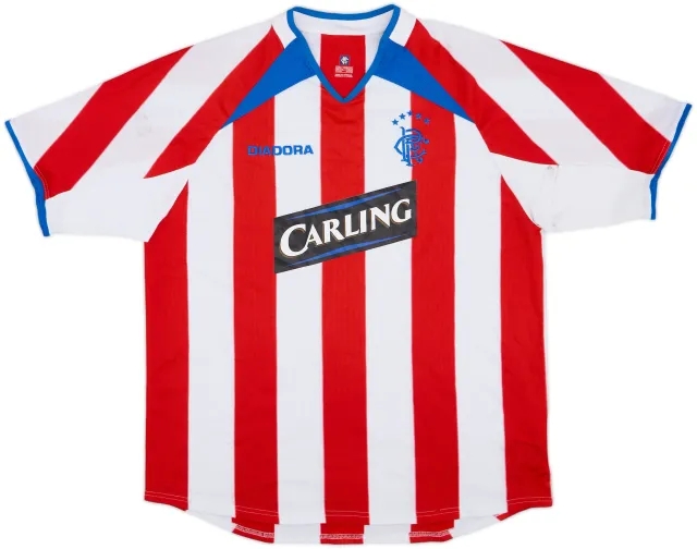 Diadora Rangers Mens SS Away Shirt 2003/04