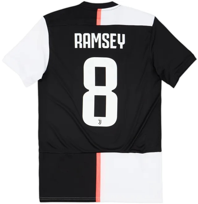 2019-20 Juventus Home Shirt Ramsey #8 - 9/10 - (S)