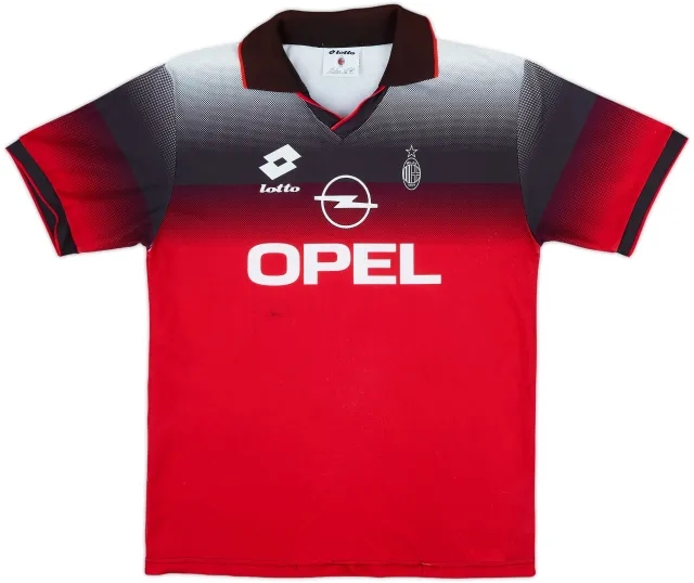 1995-96 AC Milan Lotto Training Shirt - 7/10 - (L)
