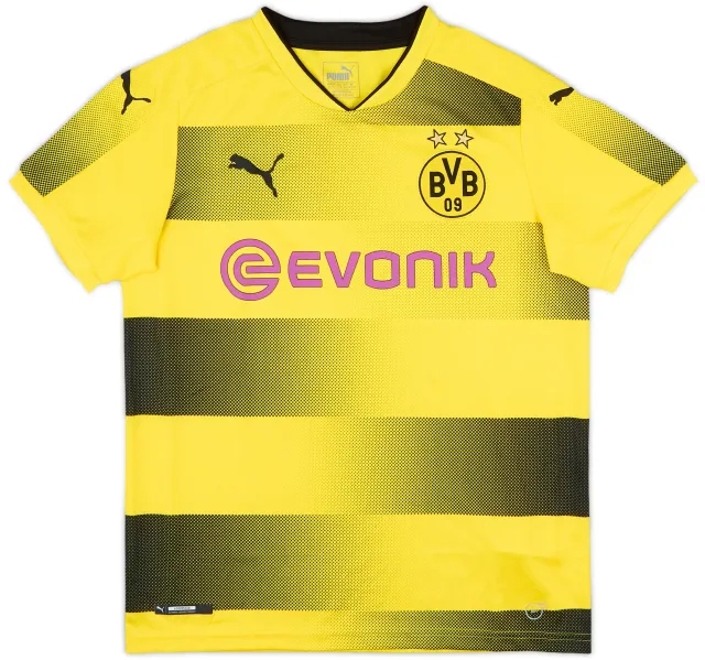 Puma Borussia Dortmund Boys SS Home Shirt 2017/18