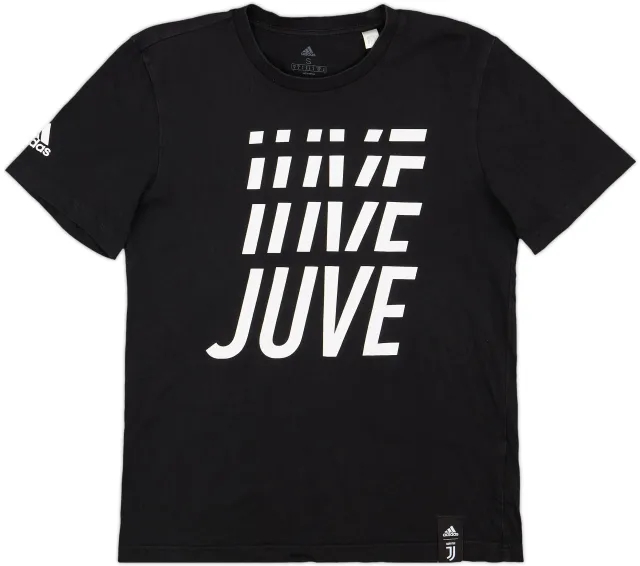 2019-20 Juventus adidas Cotton Tee - 9/10 - (S)