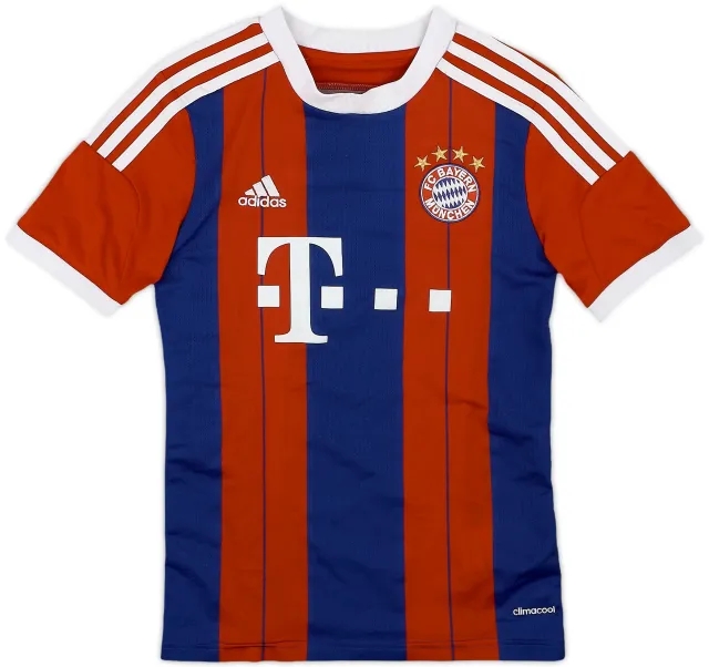 adidas Bayern Munich Boys SS Home Shirt 2015/16
