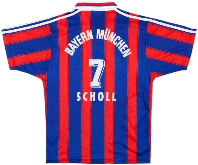 adidas Bayern Munich Mens SS Home Shirt 1995/97