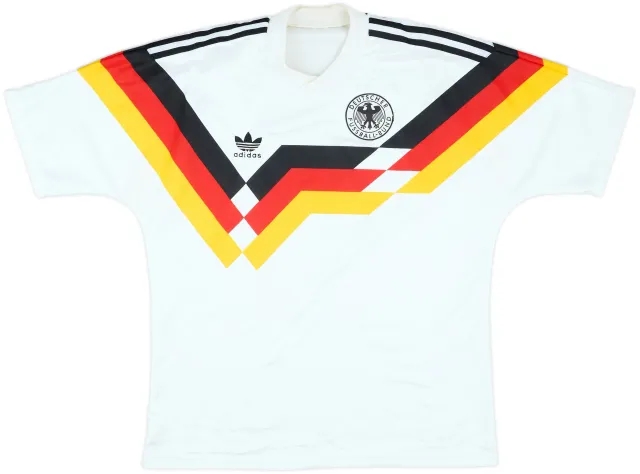 adidas Germany Mens SS Home Shirt 1988