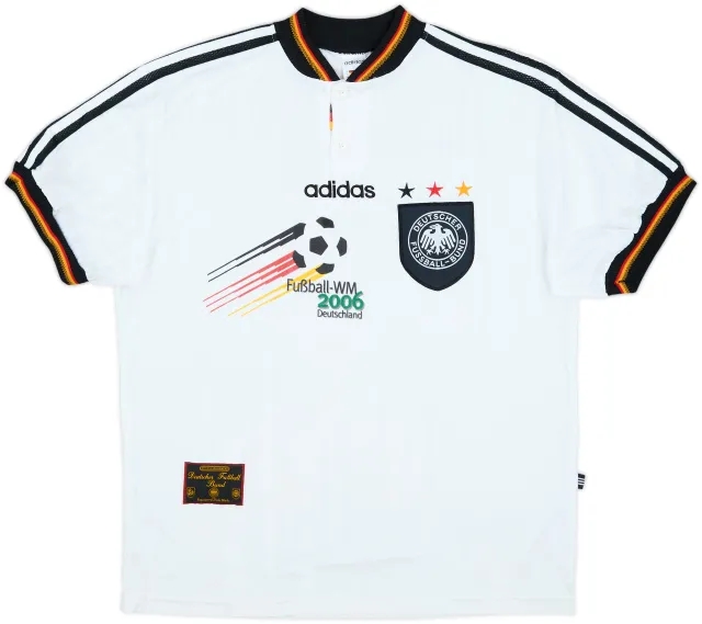 adidas Germany Mens SS Home Shirt 1996